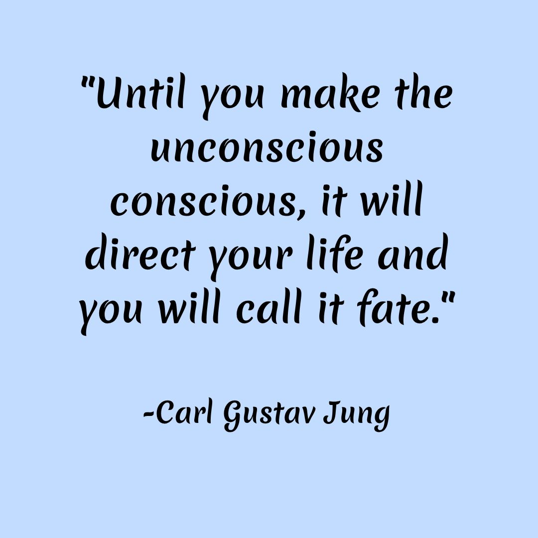 A quote from Gustav Jung on shadow work
